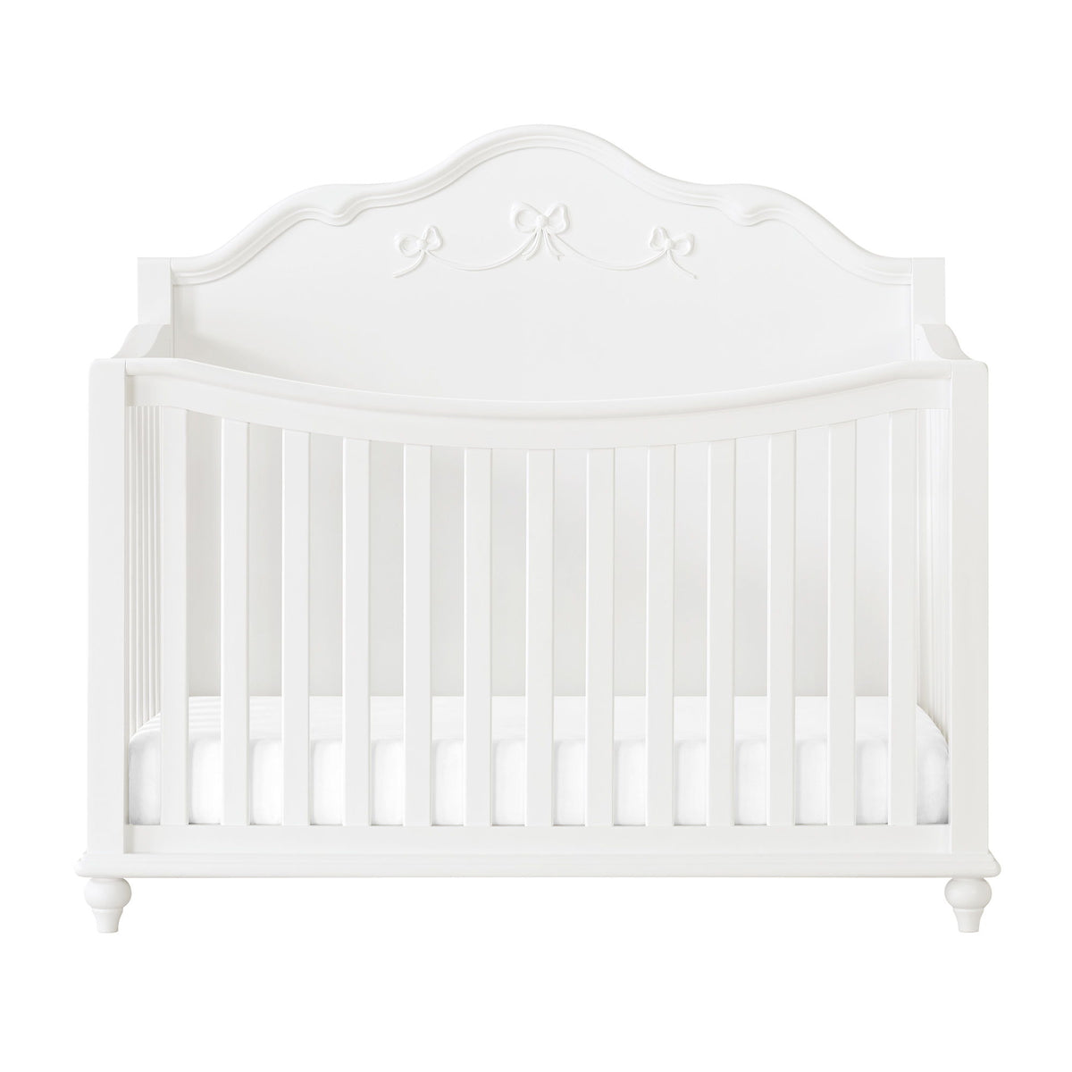 Alana - Crib With Guardrails - White