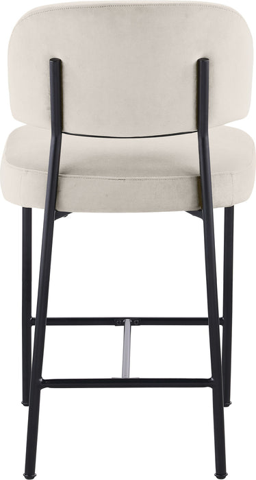 Zarelle - Performance Fabric Upholstered Counter Stool (Set of 2)