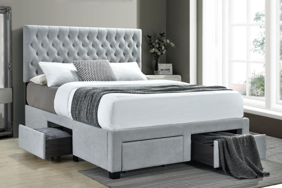 Soledad - Upholstered Storage Panel Bed