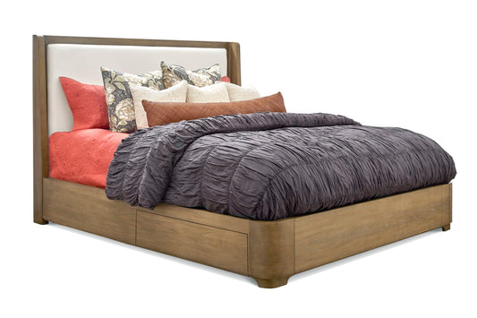 Flexsteel Normandy King Upholstered Storage Bed