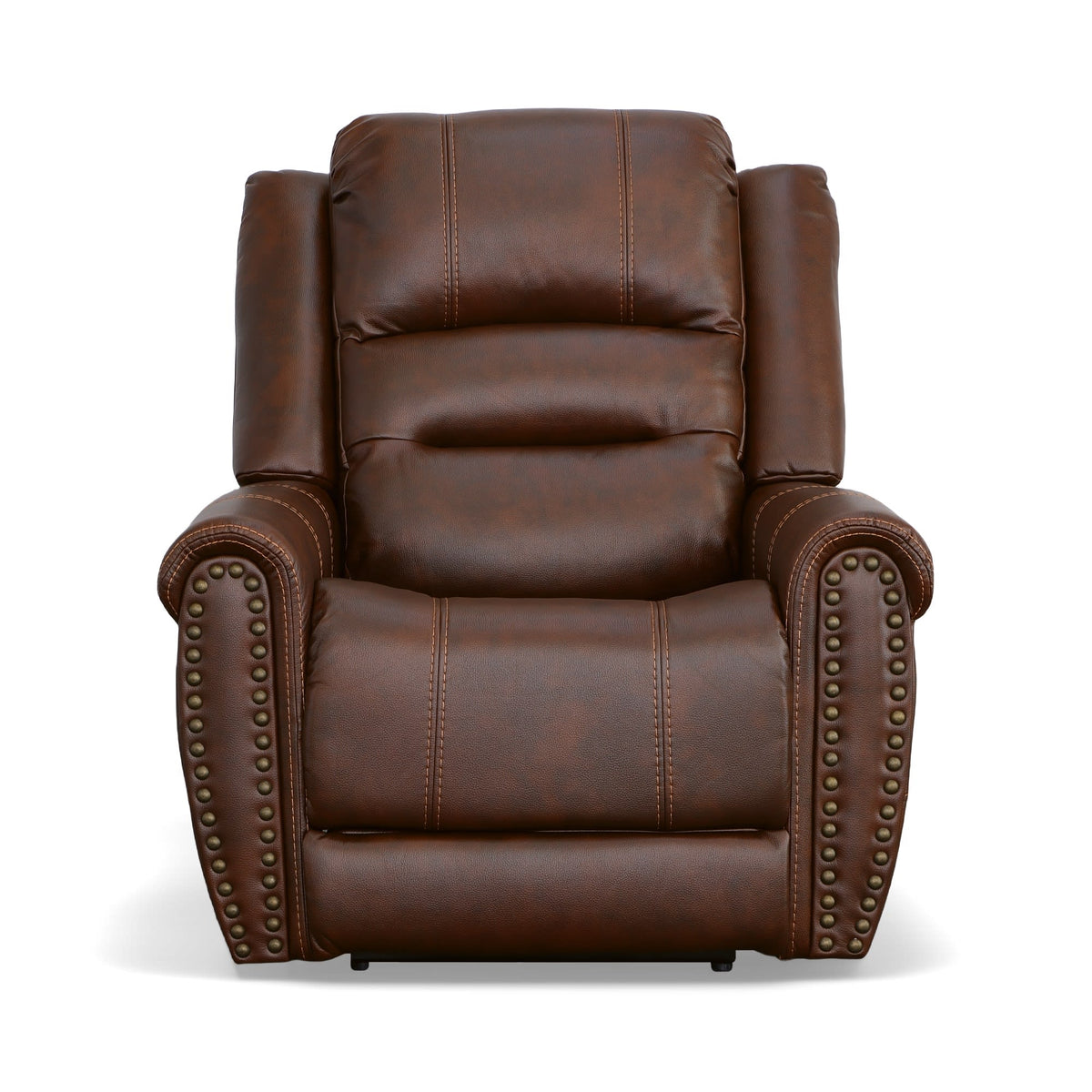 Flexsteel Oscar Power Recliner with Power Headrest & Lumbar