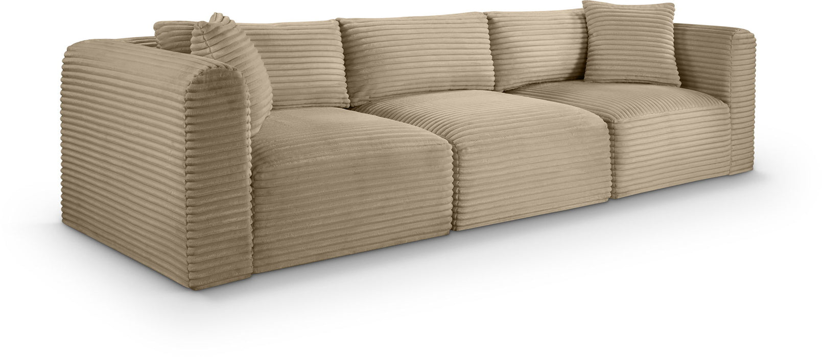 Shaggy - Fabric 3 Seat Modular Sofa