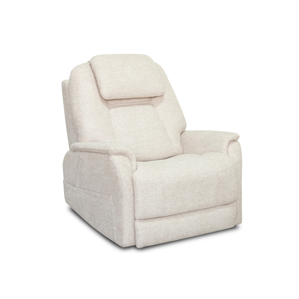 Flexsteel Zecliner Model 3+ Petite Power Lift Recliner with Power Headrest, Lumbar, Heat & Massage