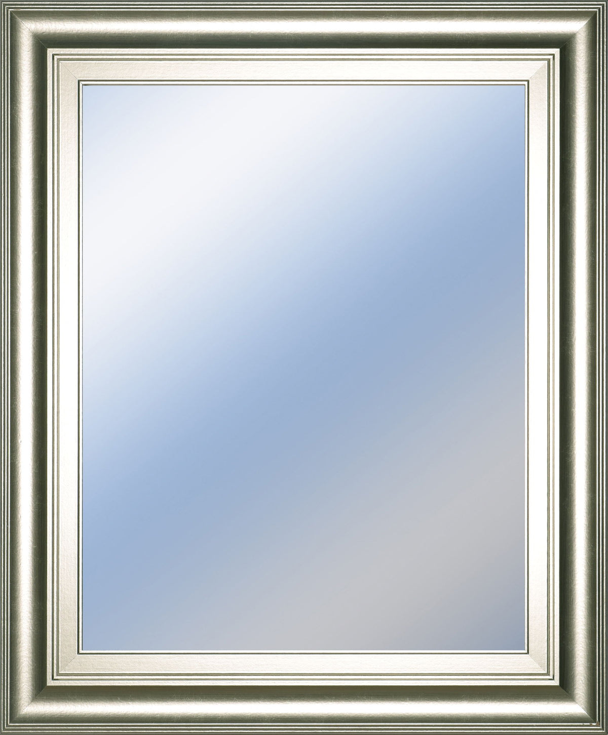 22x26 Decorative Framed Wall Mirror By Classy Art Promotional Mirror Frame #42 - Silver