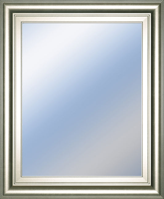22x26 Decorative Framed Wall Mirror By Classy Art Promotional Mirror Frame #42 - Silver