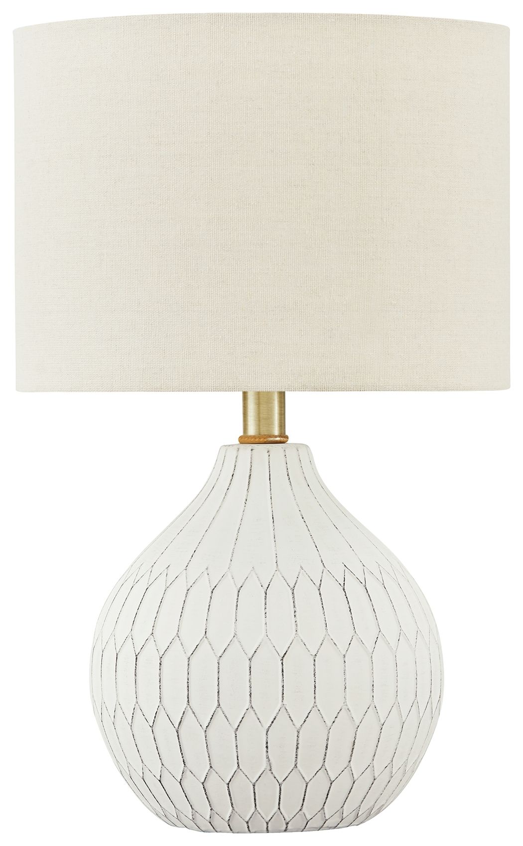 Wardmont - Ceramic Table Lamp  - White