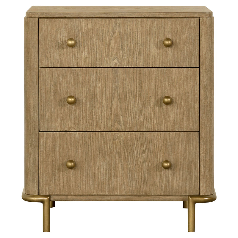 Arini 3-drawer Nightstand Sand Wash