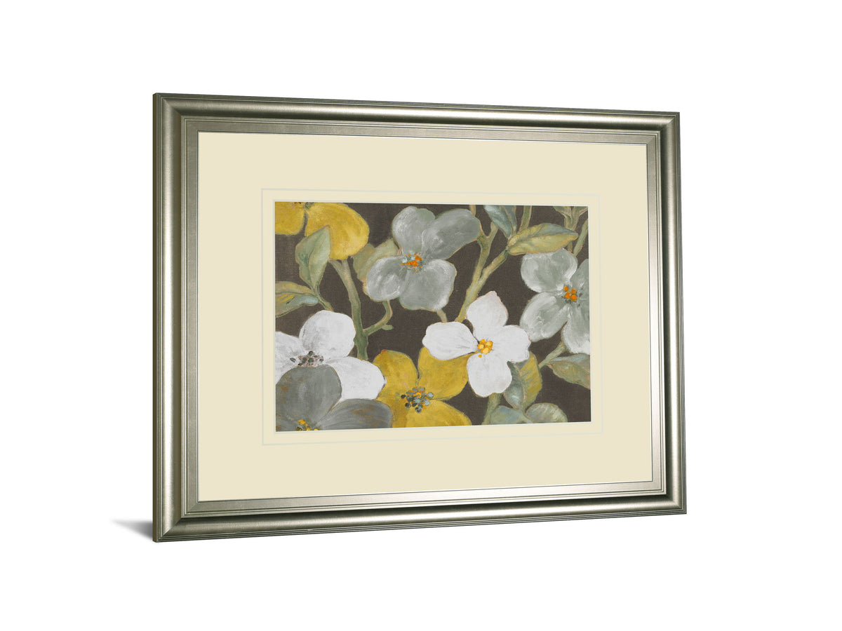 Garden Party In 1 By Lanie Loreth - Framed Print Wall Art - Beige
