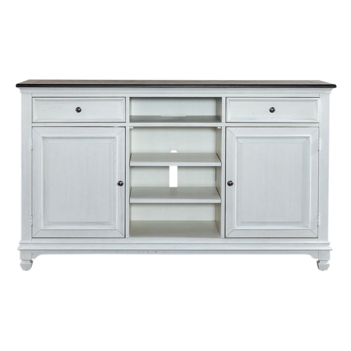 Allyson Park - 68" Highboy TV Console - White