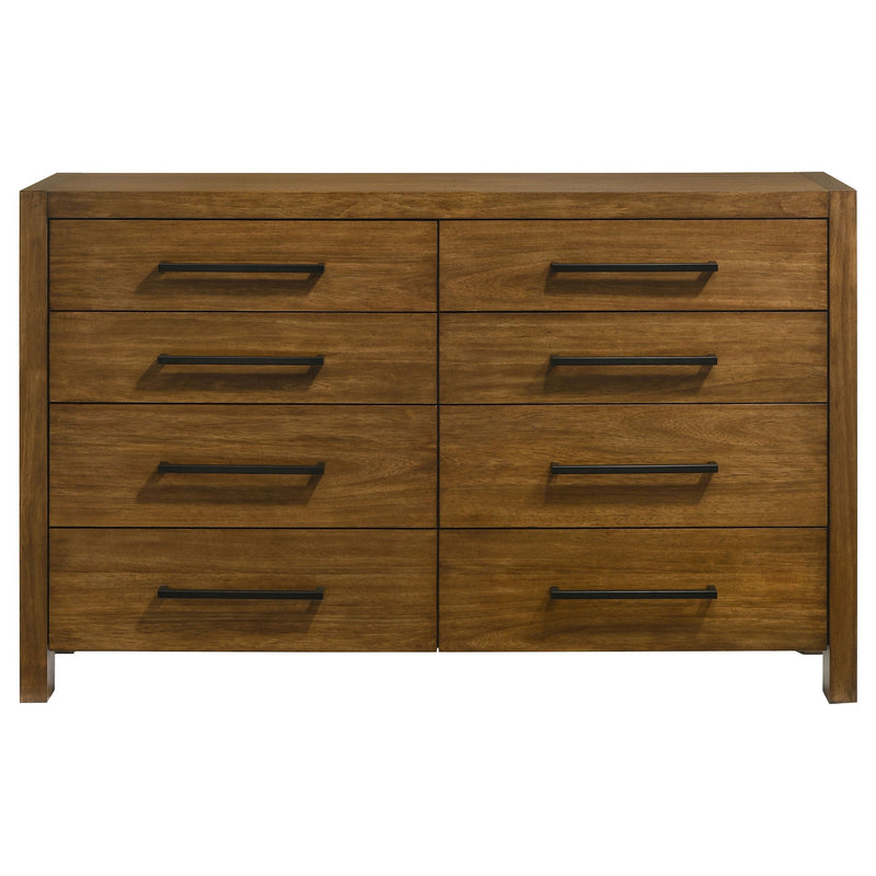 Adderley 8-drawer Bedroom Dresser Cabinet Warm Brown