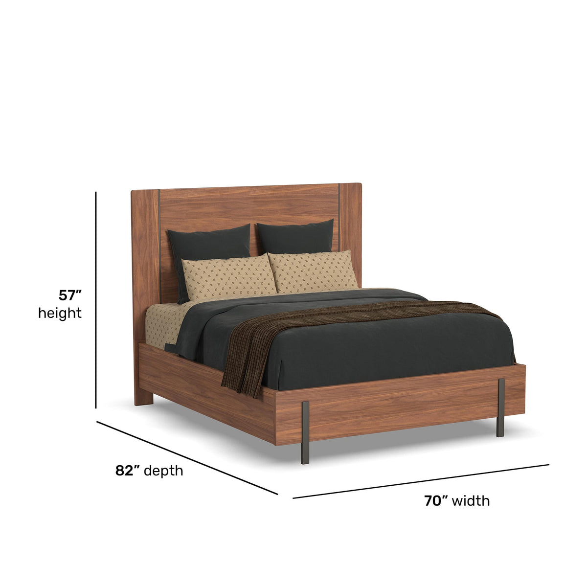 Flexsteel Lincoln Queen Panel Bed