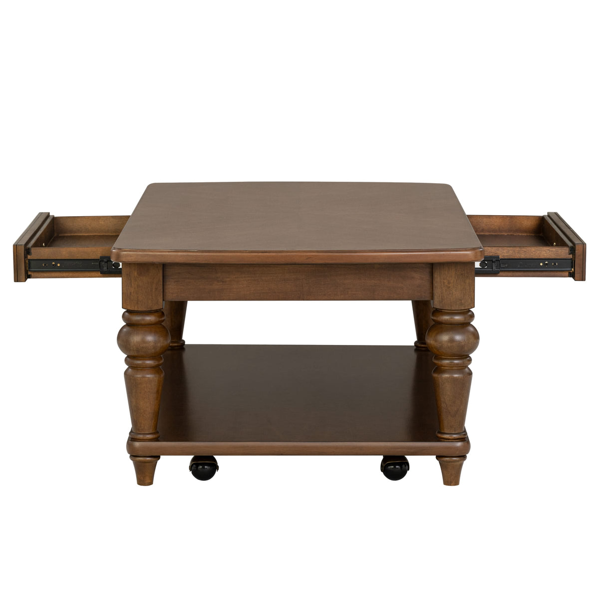 Flexsteel Bellevue Rectangular Coffee Table with Casters