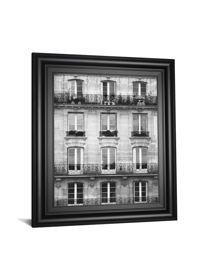 Across The Street Il By Laura Marshall - Framed Print Wall Art - Gray