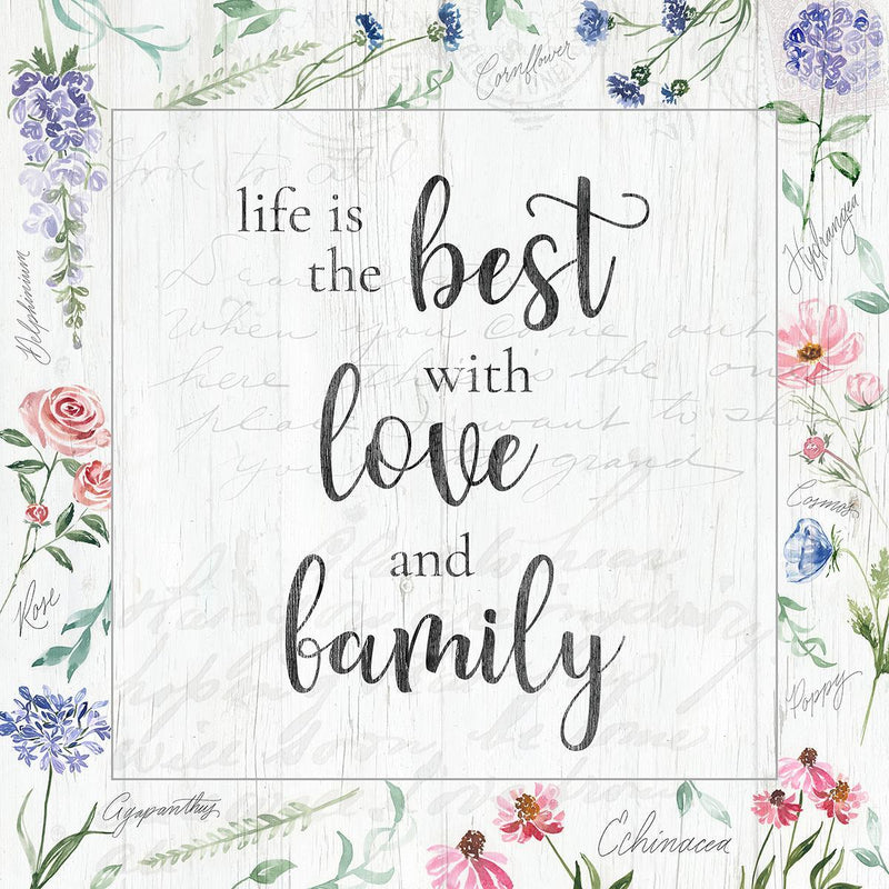 Love And Family By Kristen Brockmon (Small) - Gray