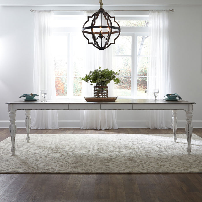 Magnolia Manor - Rectangular Leg Dining Table - White