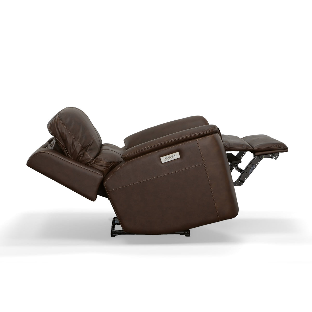 Flexsteel Henry Power Recliner with Power Headrest & Lumbar