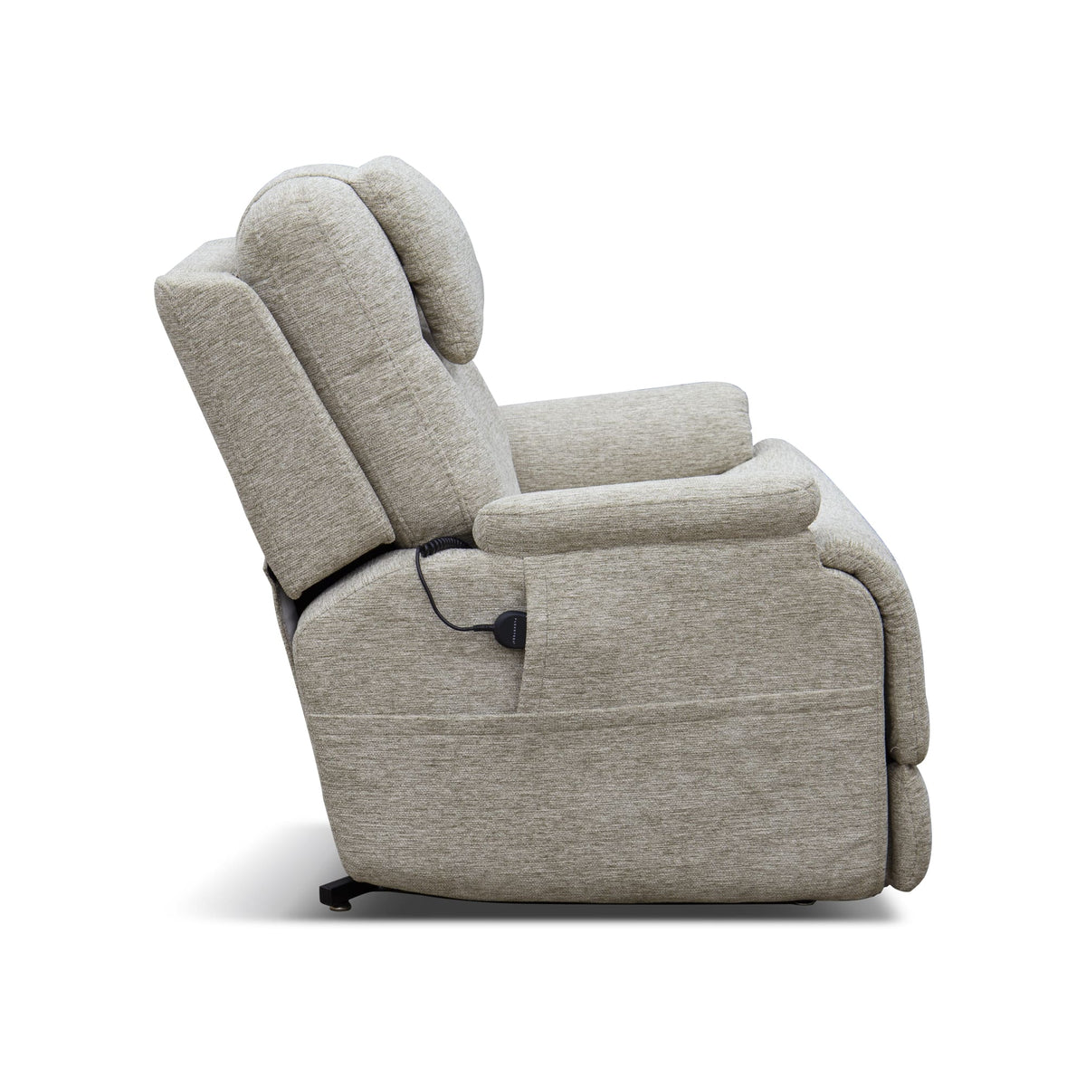 Flexsteel Zecliner Model 2+ Power Lift Sleep Recliner with Power Headrest, Lumbar, Heat & Massage