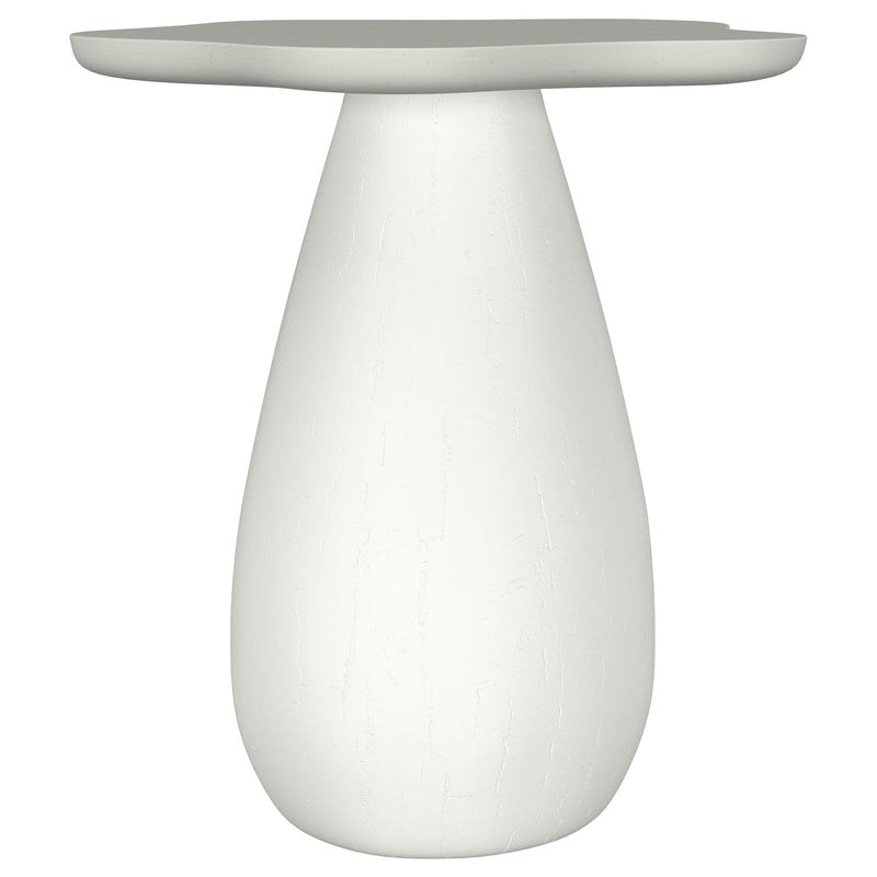 Perth 20-inch Side Table with Cloud-Shaped Top Off White