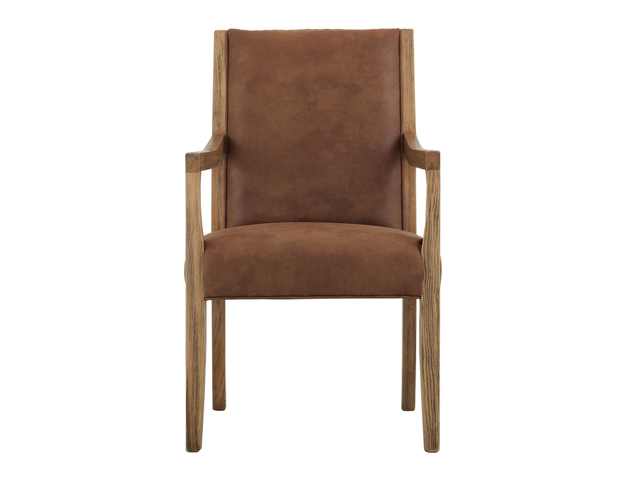 Verona - Upholstered Dining Armchair - Brown