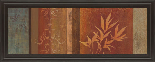 Leaf Silhouette Il By Jordan Grey - Framed Print Wall Art - Dark Brown