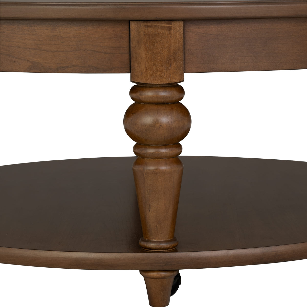 Flexsteel Bellevue Round Coffee Table with Casters