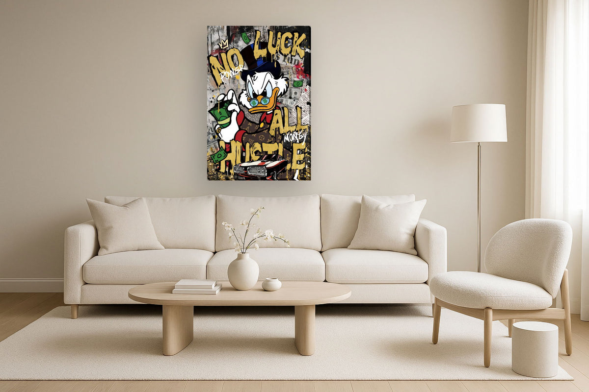 Urban Ambition - 32" x 48" Framed Wall Art - Gold