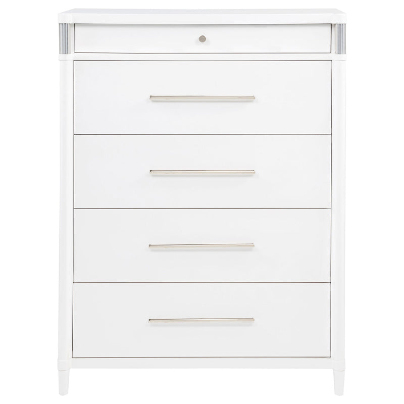 Gracemont 5-drawer Bedroom Chest of Drawers White
