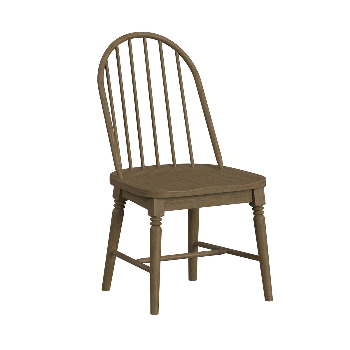 Heritage - Windsor Side Chair (Set of 2) With Leveler - Oak Brown