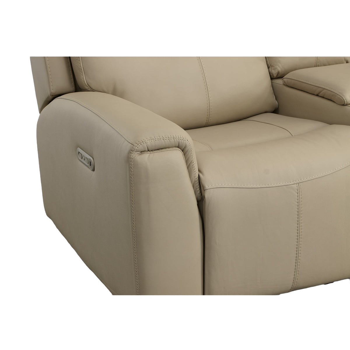 Flexsteel Jarvis Power Reclining Loveseat with Console & Power Headrests