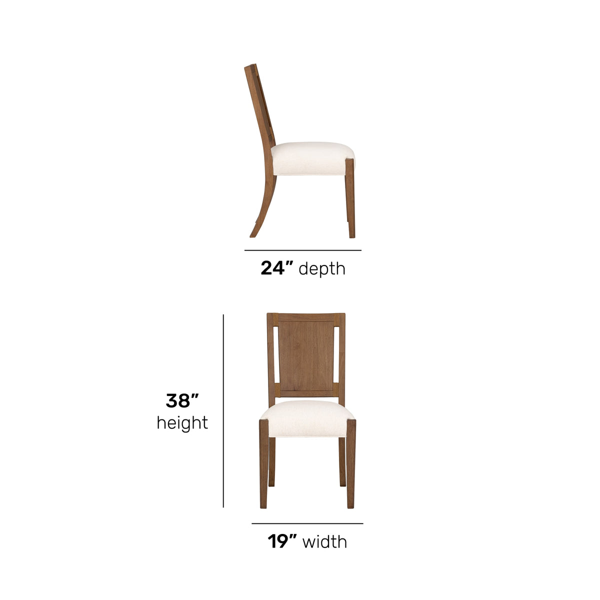 Flexsteel Lincoln Pair of Upholstered Dining Chairs
