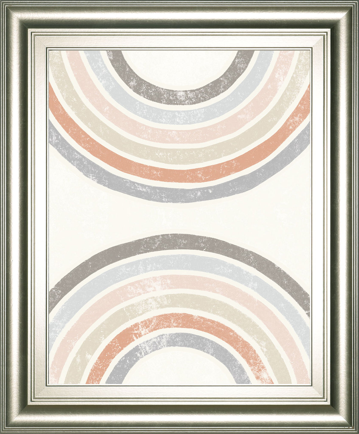 Over The Rainbow I By Moira Hershey - Framed Print Wall Art - Beige