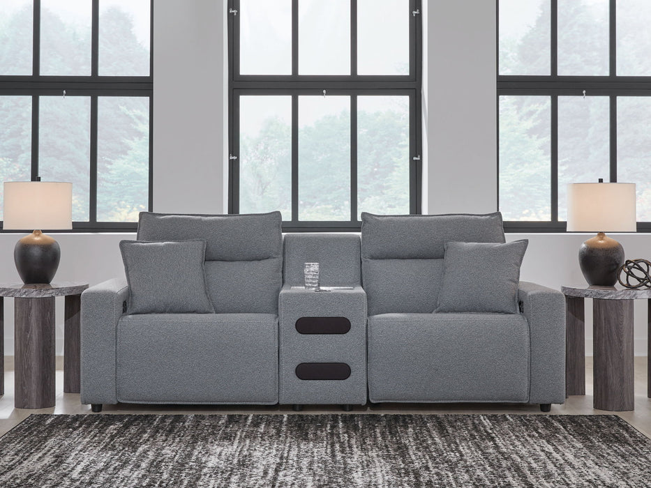 ModMax II - Salt And Pepper - Reclining Sectional