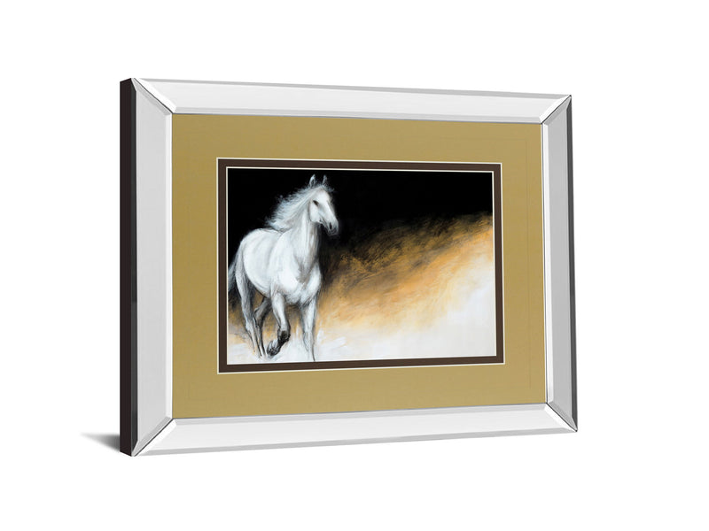 Light And Dark By Milenko Katic - Mirror Framed Print Wall Art - Light Brown