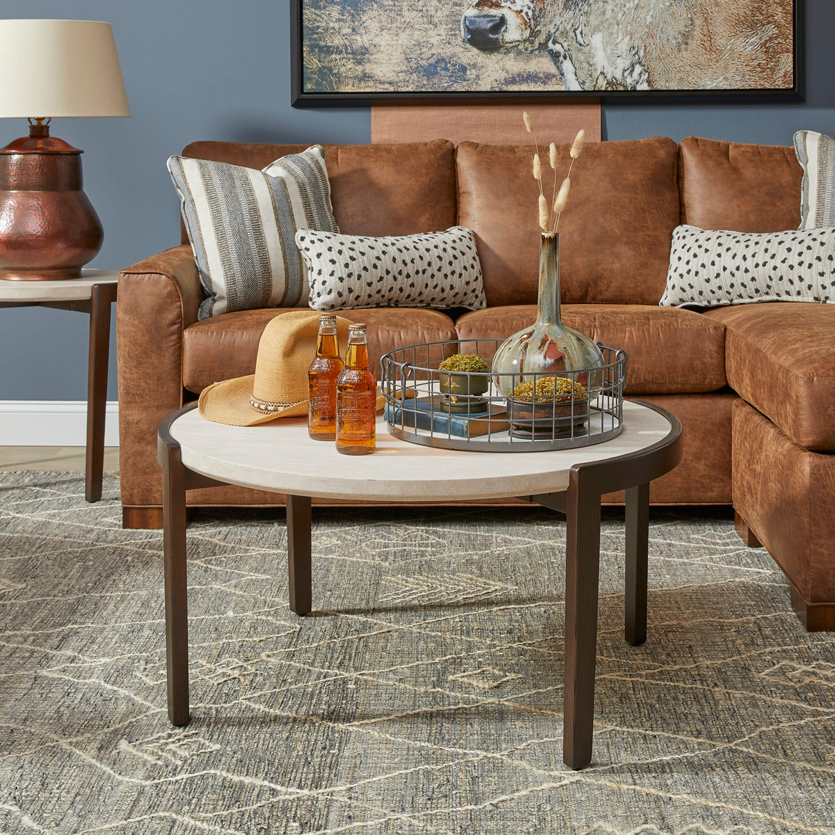 Flexsteel Palette Round Coffee Table