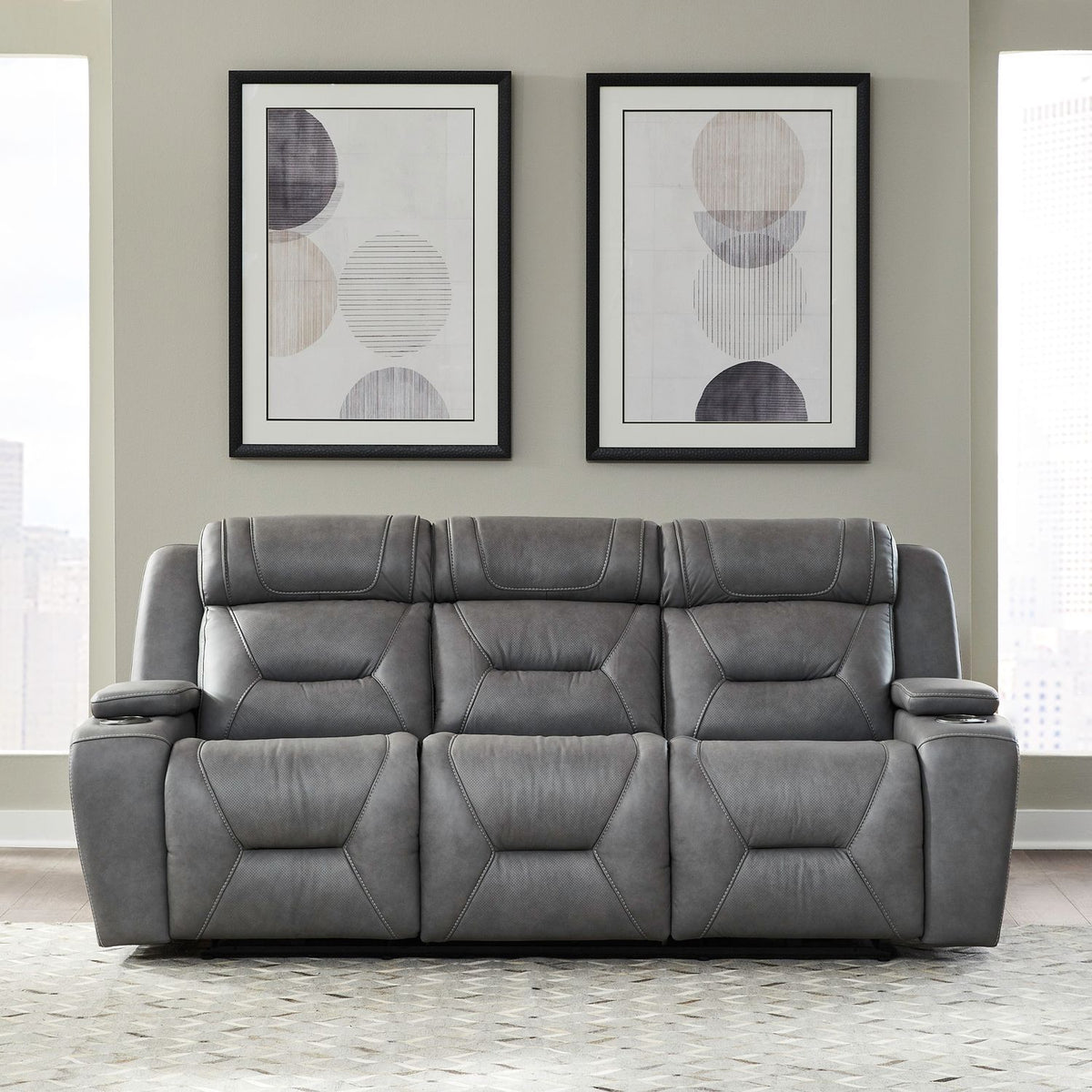 Chapman - Sofa P2 & ZG - Aline Blue Gray