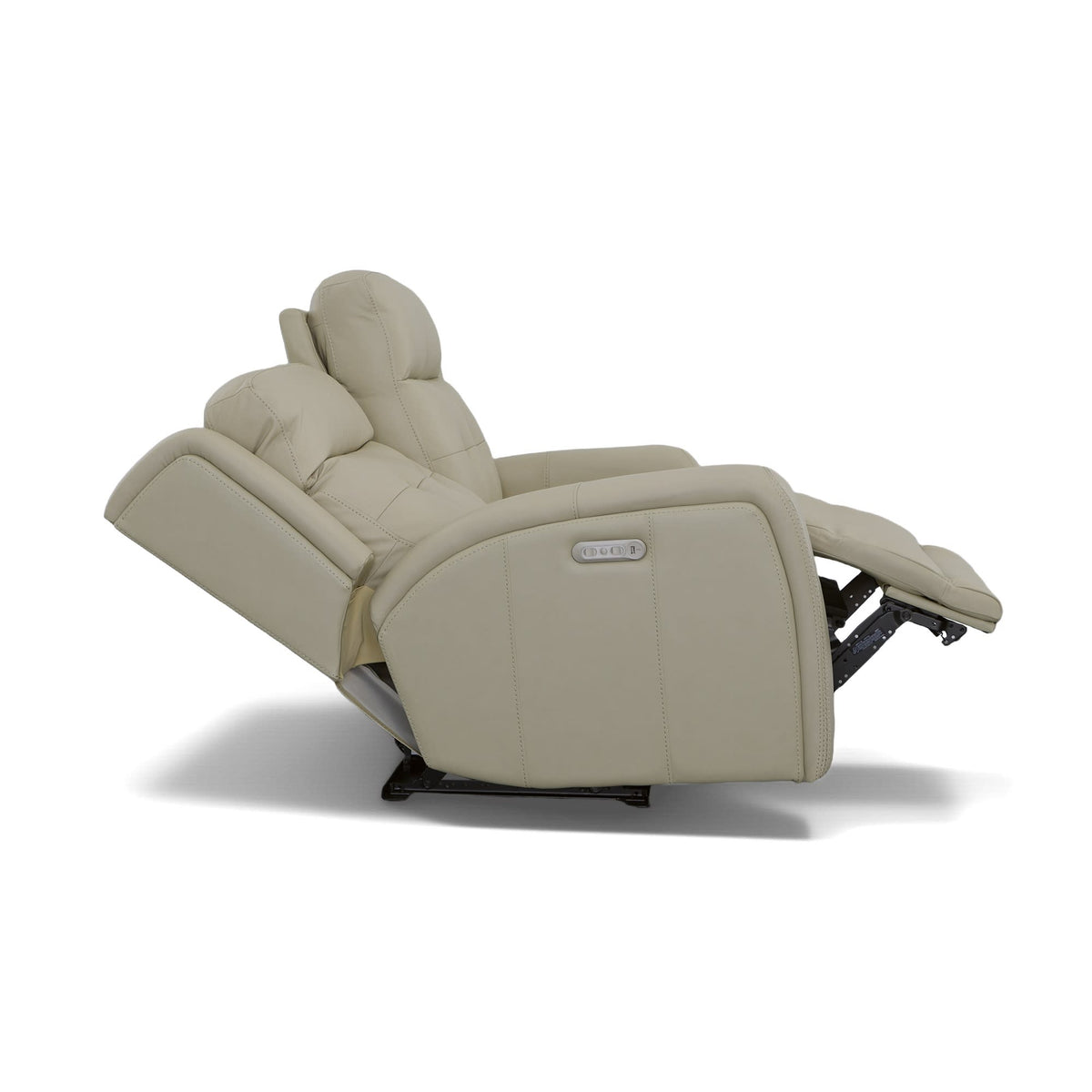 Flexsteel Grant Power Reclining Loveseat with Power Headrests