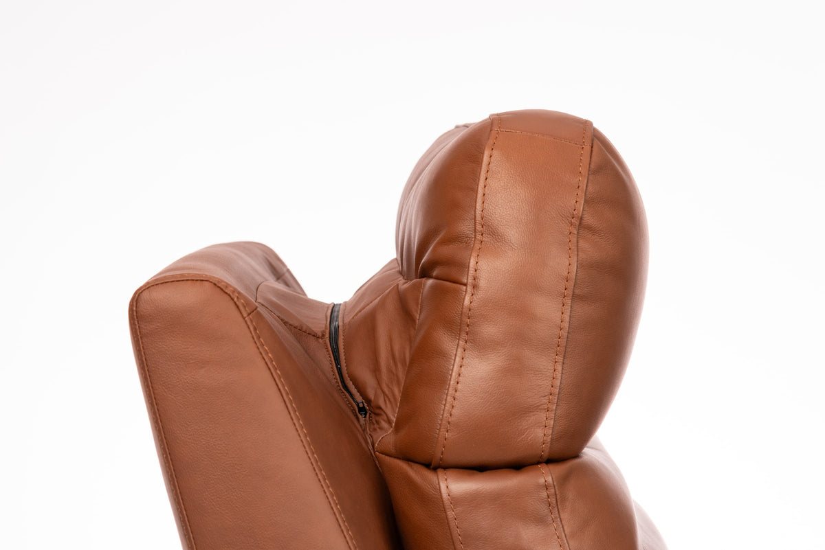 Flexsteel Refined Perfect Match Power Swivel Gliding Recliner with Power Headrest & Lumbar