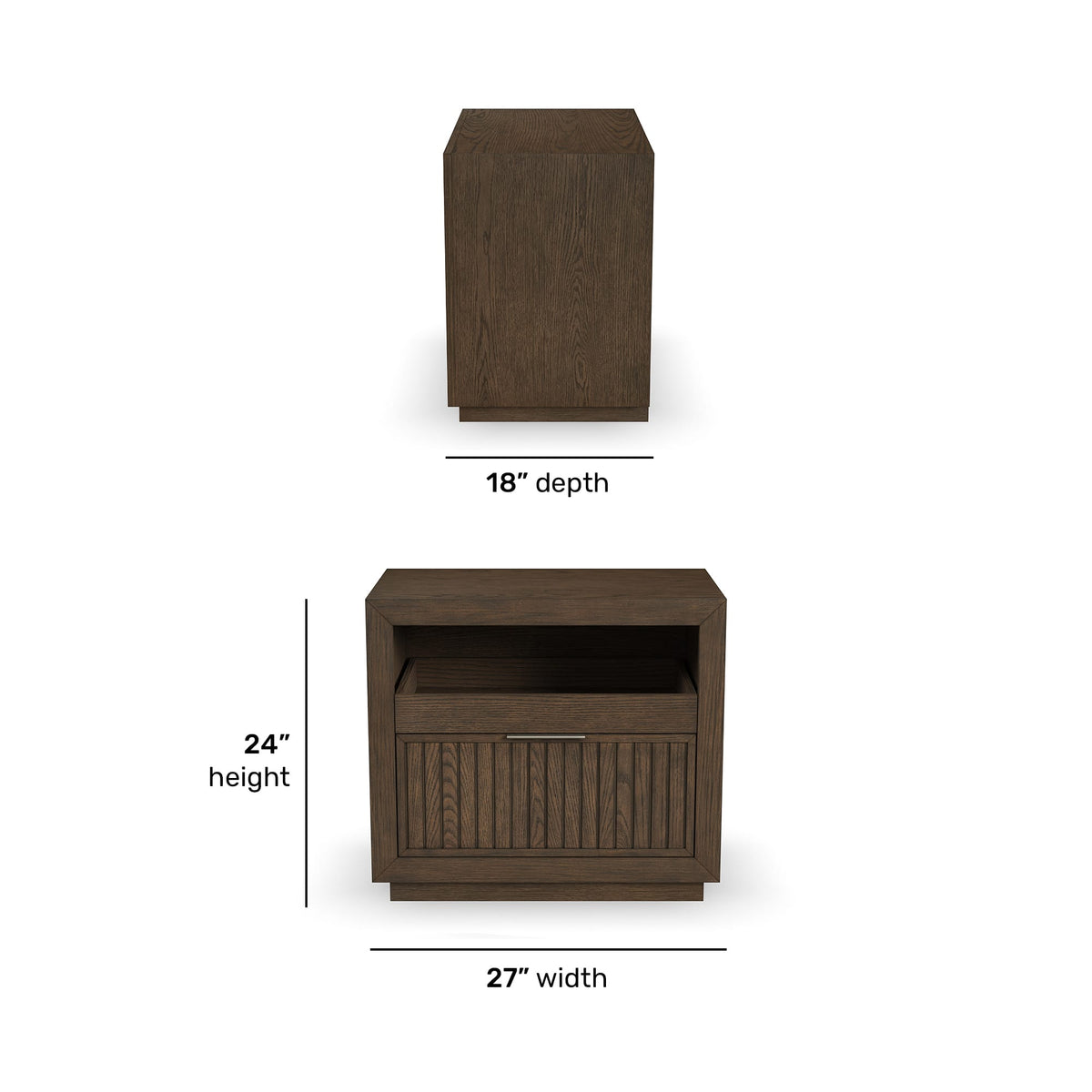 Flexsteel Athens Open Nightstand