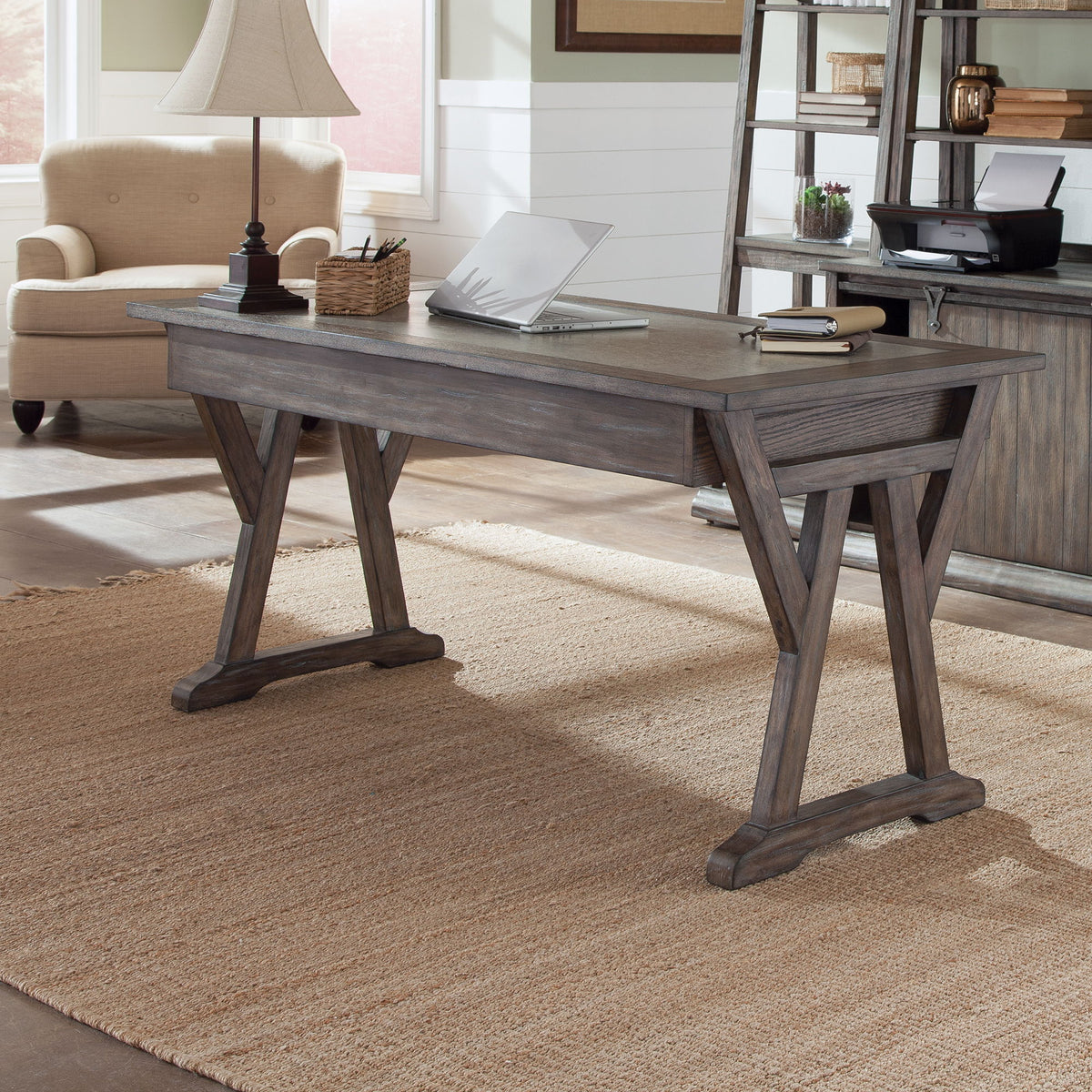 Stone Brook - Laptop Desk - Rustic Saddle
