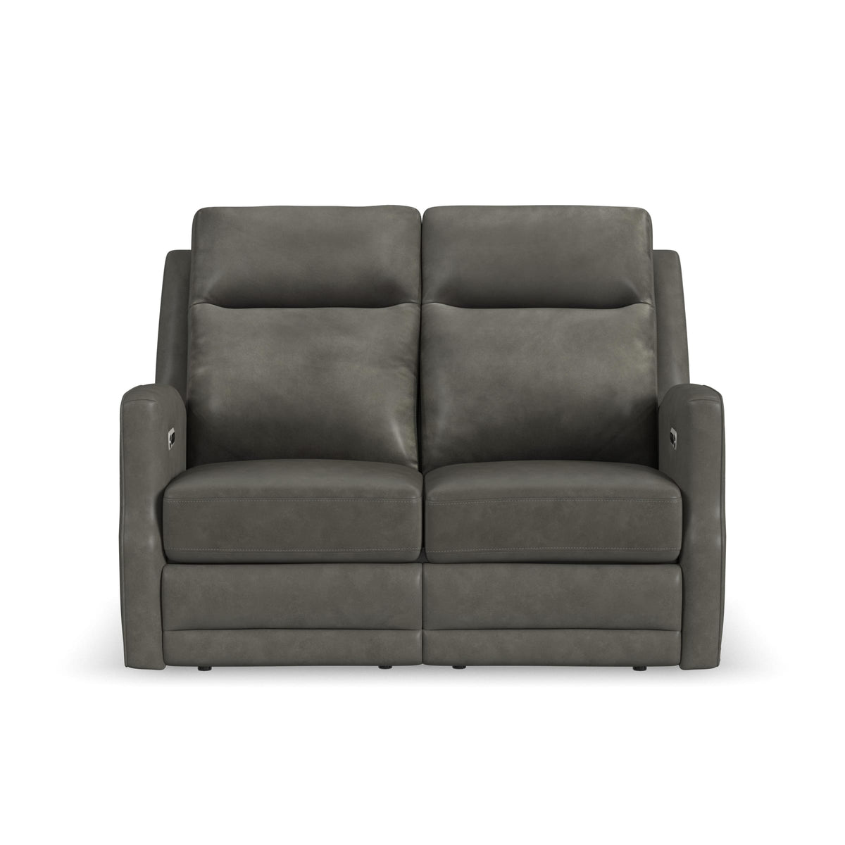 Flexsteel Maxwell Power Reclining Loveseat with Power Headrests and Lumbar