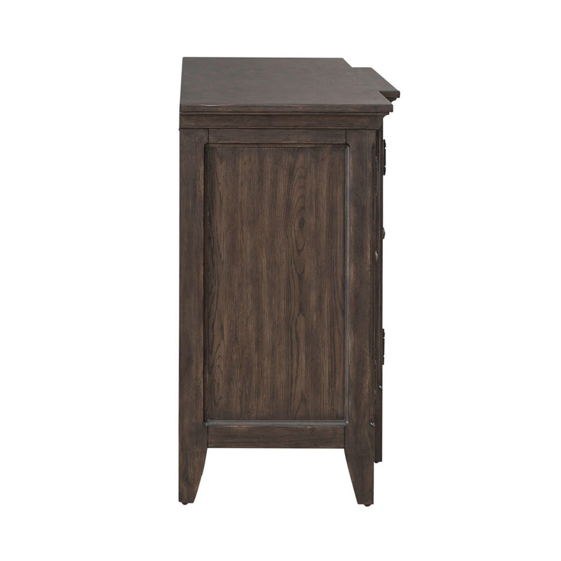 Paradise Valley - 76" TV Console - Saddle Brown