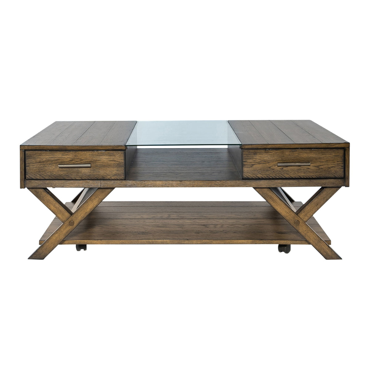 Lennox - Display Cocktail Table - Weathered Chestnut
