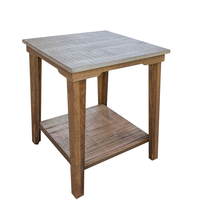 Tulum - End Table - Golden Brown