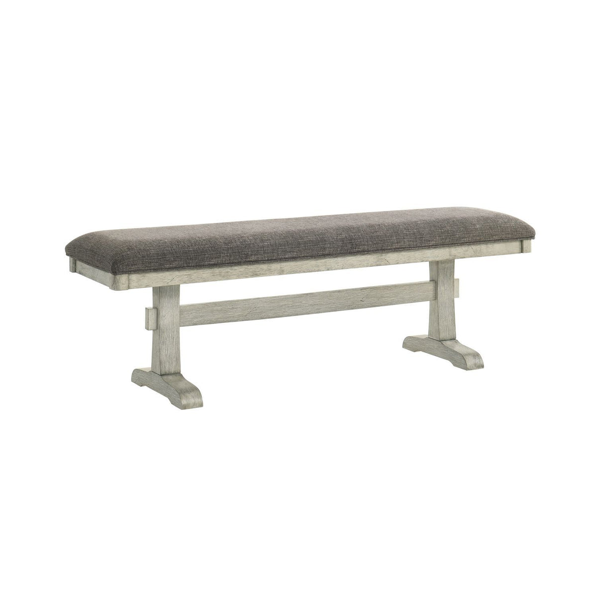 Hallendale - Upholstered Dining Bench - Gravel Wash