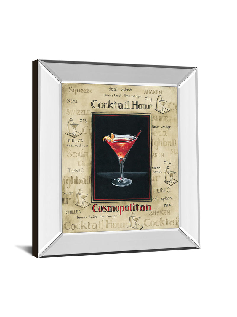 Cosmopolitan By Gregory Gorham - Mirror Framed Print Wall Art - Beige