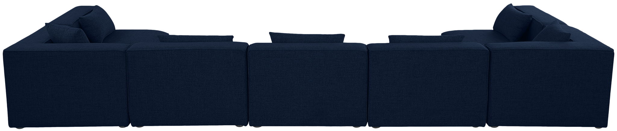 Cube - Linen 7 Piece Modular U-Shaped Sectional