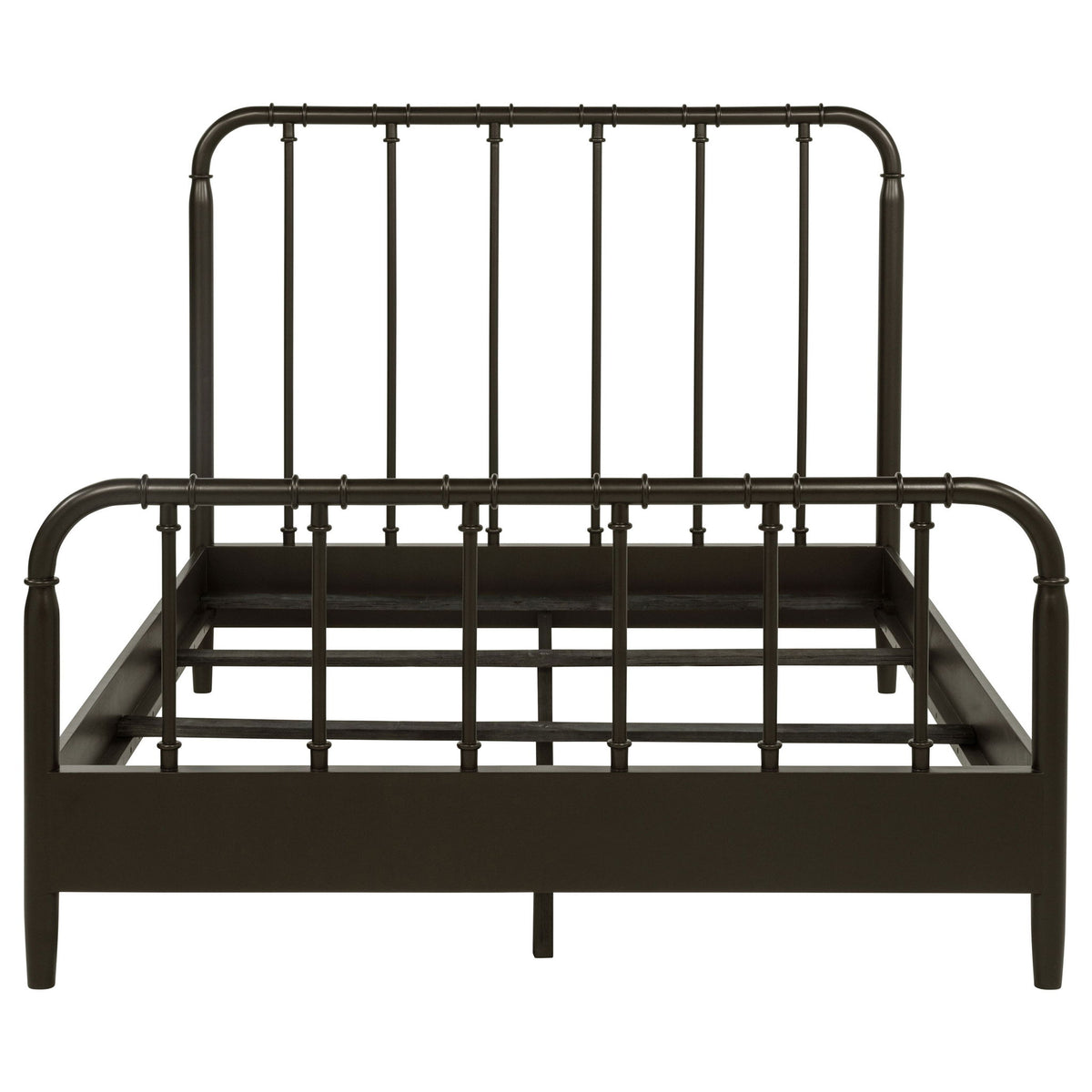Rocco All Wood Water Pipe Open Frame Full Bed Dark Bronze