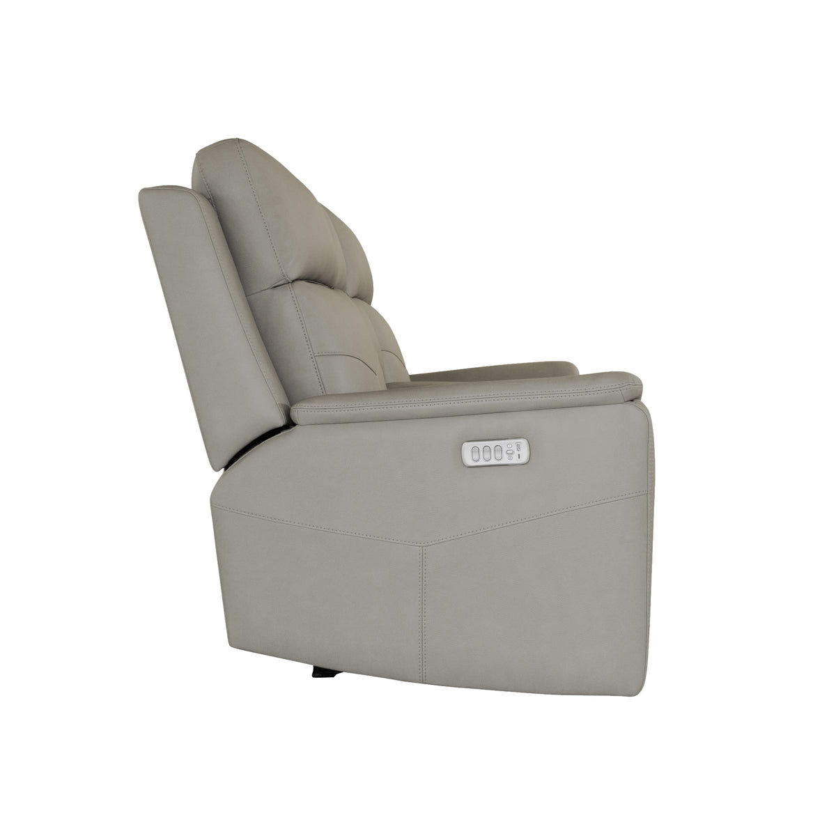 Flexsteel Vernon Power Reclining Loveseat with Console, Power Headrests, Lumbar, Heat & Massage