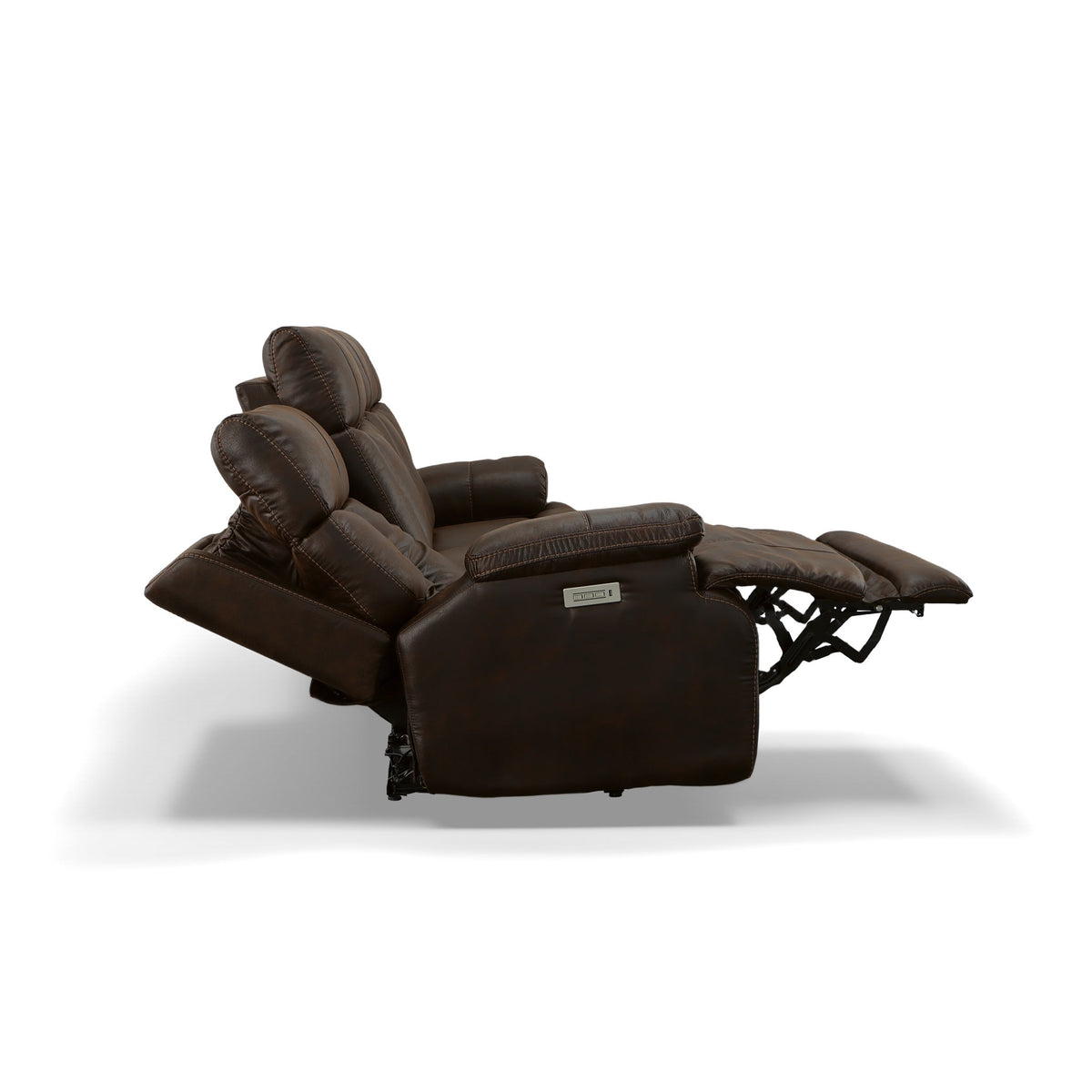 Flexsteel Clive Power Reclining Sofa with Power Headrests & Lumbar