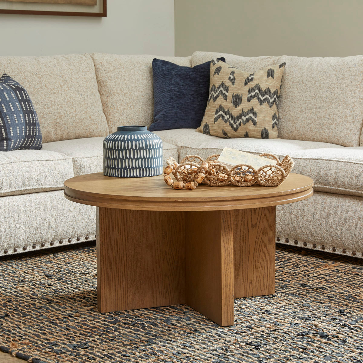 Flexsteel Waterfall Round Coffee Table